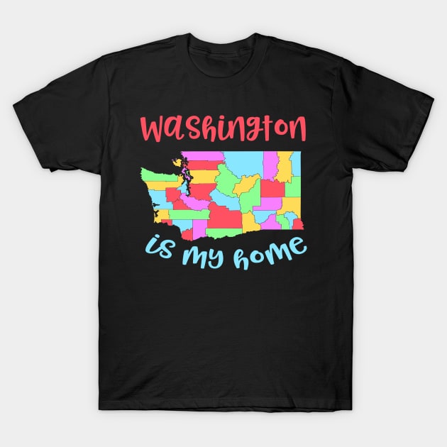 USA state: Washington T-Shirt by KK-Royal